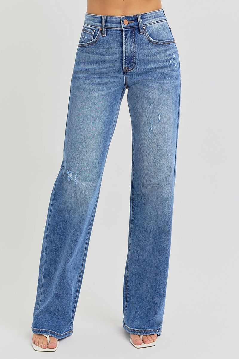 Lola High-Rise Wide Leg Jeans