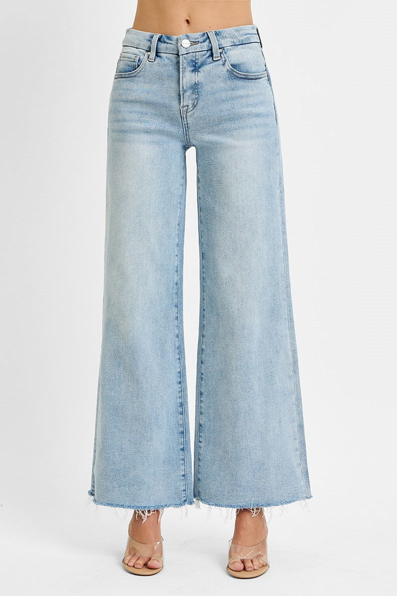Willow Wide Leg Jeans | Light Wash
