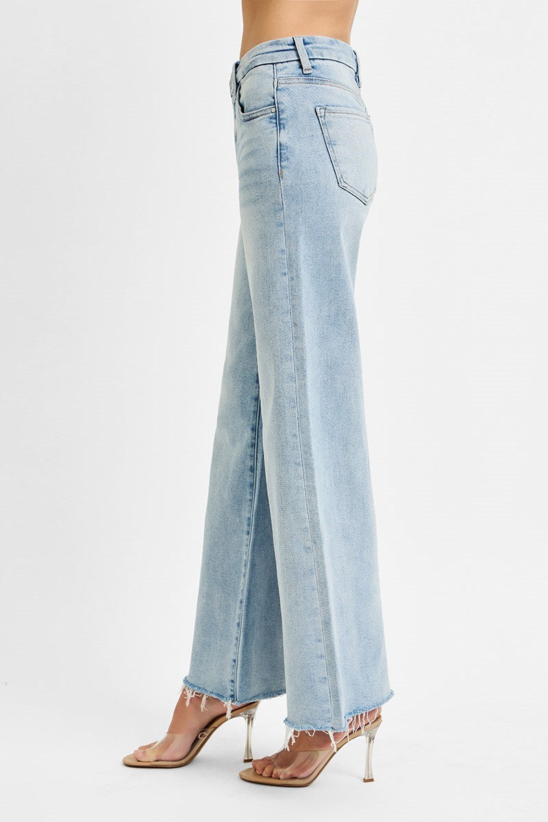 Willow Wide Leg Jeans | Light Wash