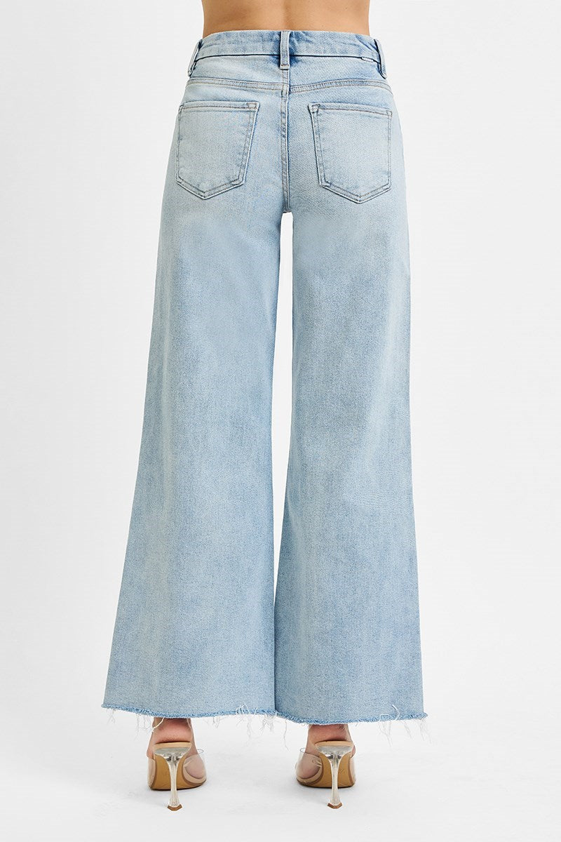 Willow Wide Leg Jeans | Light Wash