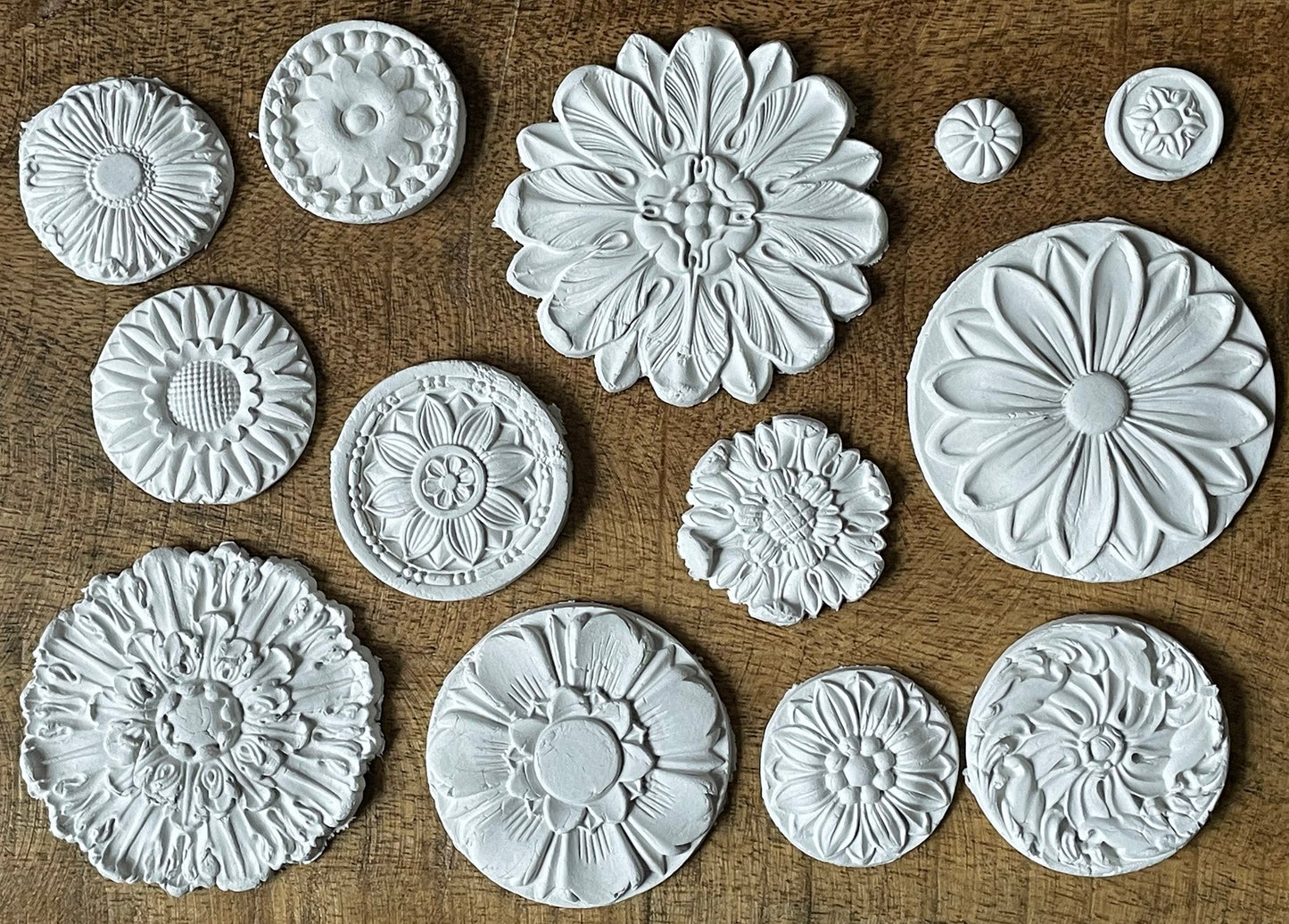 Rosettes 6X10 IOD Moulds