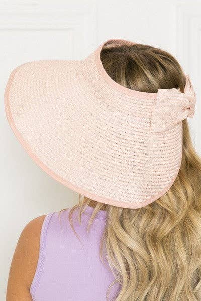 Foldable Wide Brim Bow Visor Sun Hats