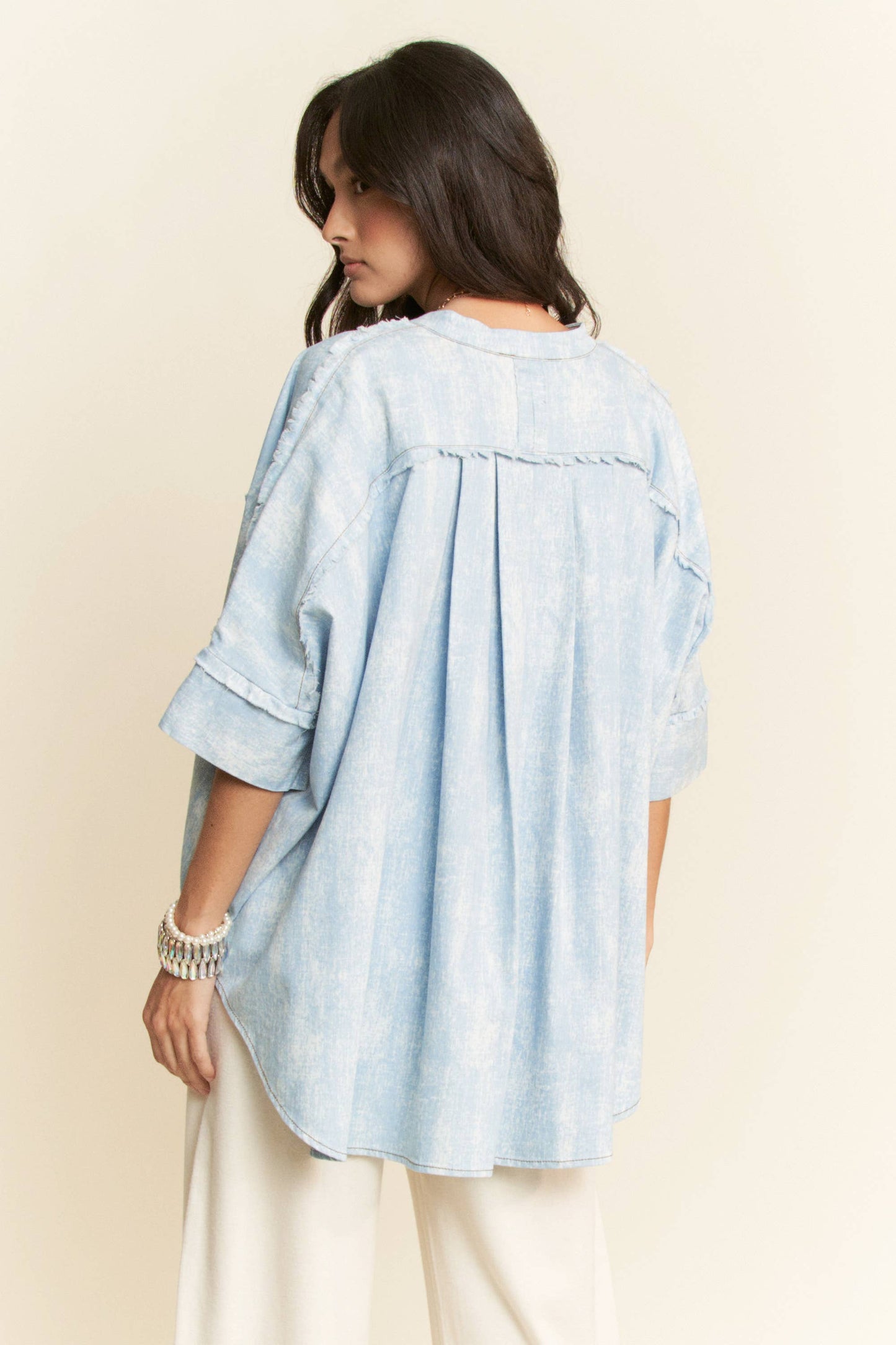 Cassidy Chambray Top