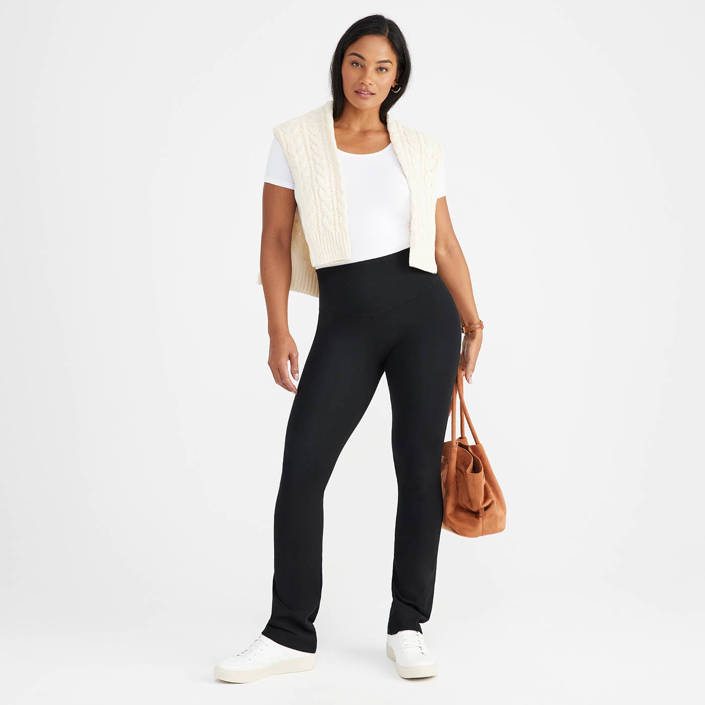 Holly Short Sleeve Shapewear Tee - Cotton Seamless