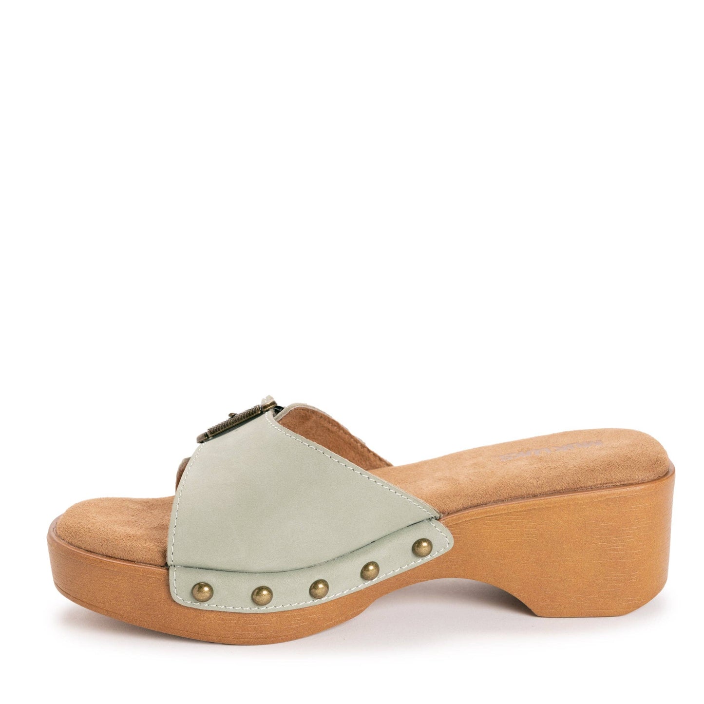Muk Luks Women's Cora Sandal: Sage Nubuck