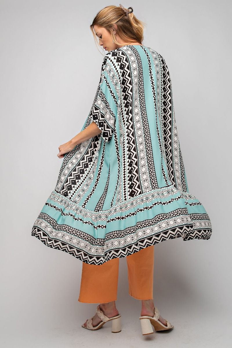 She's A Warrior Kimono | Jade