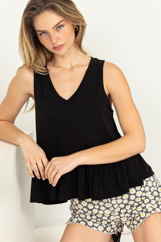 Stand By Me Peplum Tank