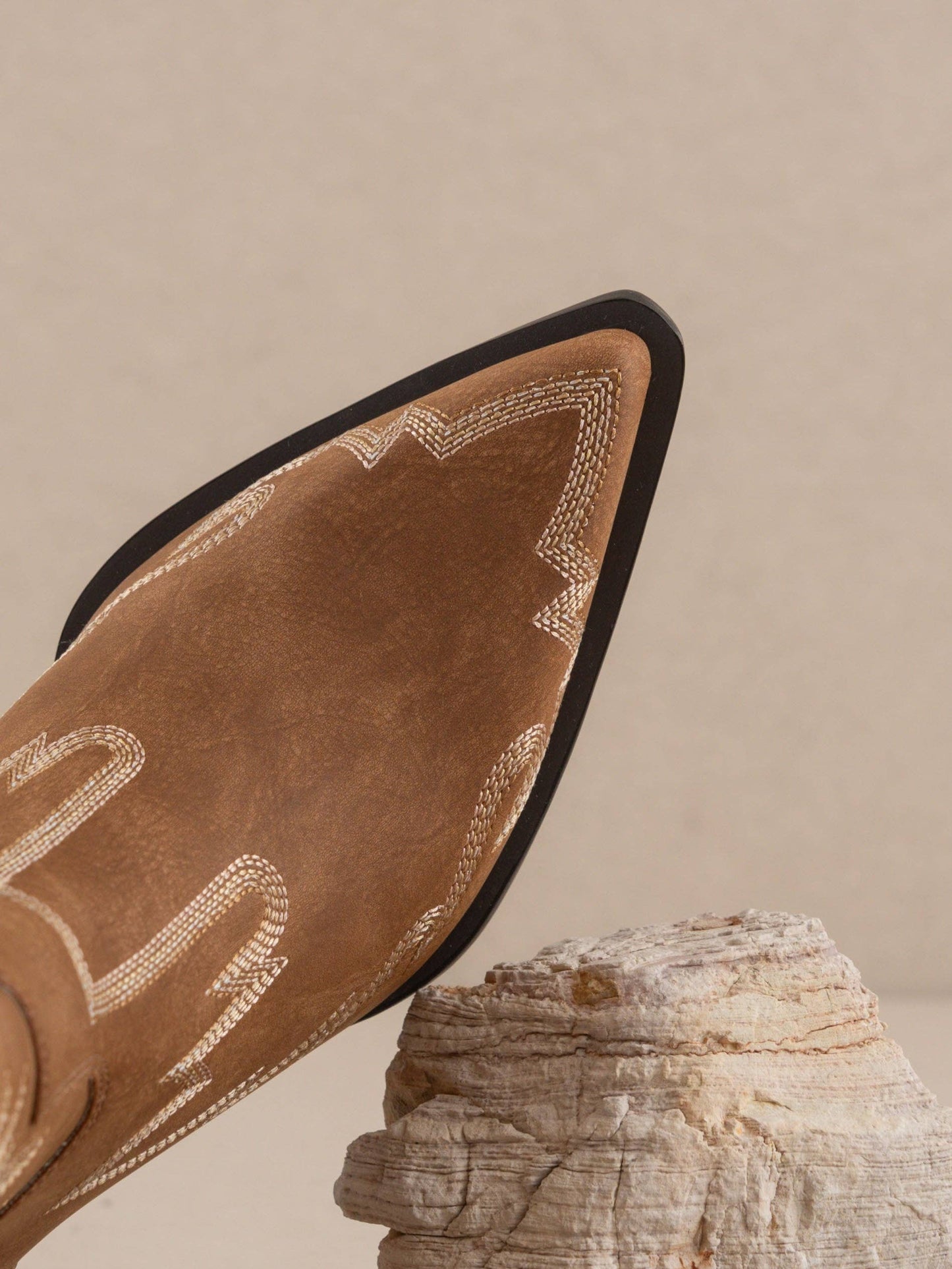 The Nantes Embroidered Cowboy boot | Brown