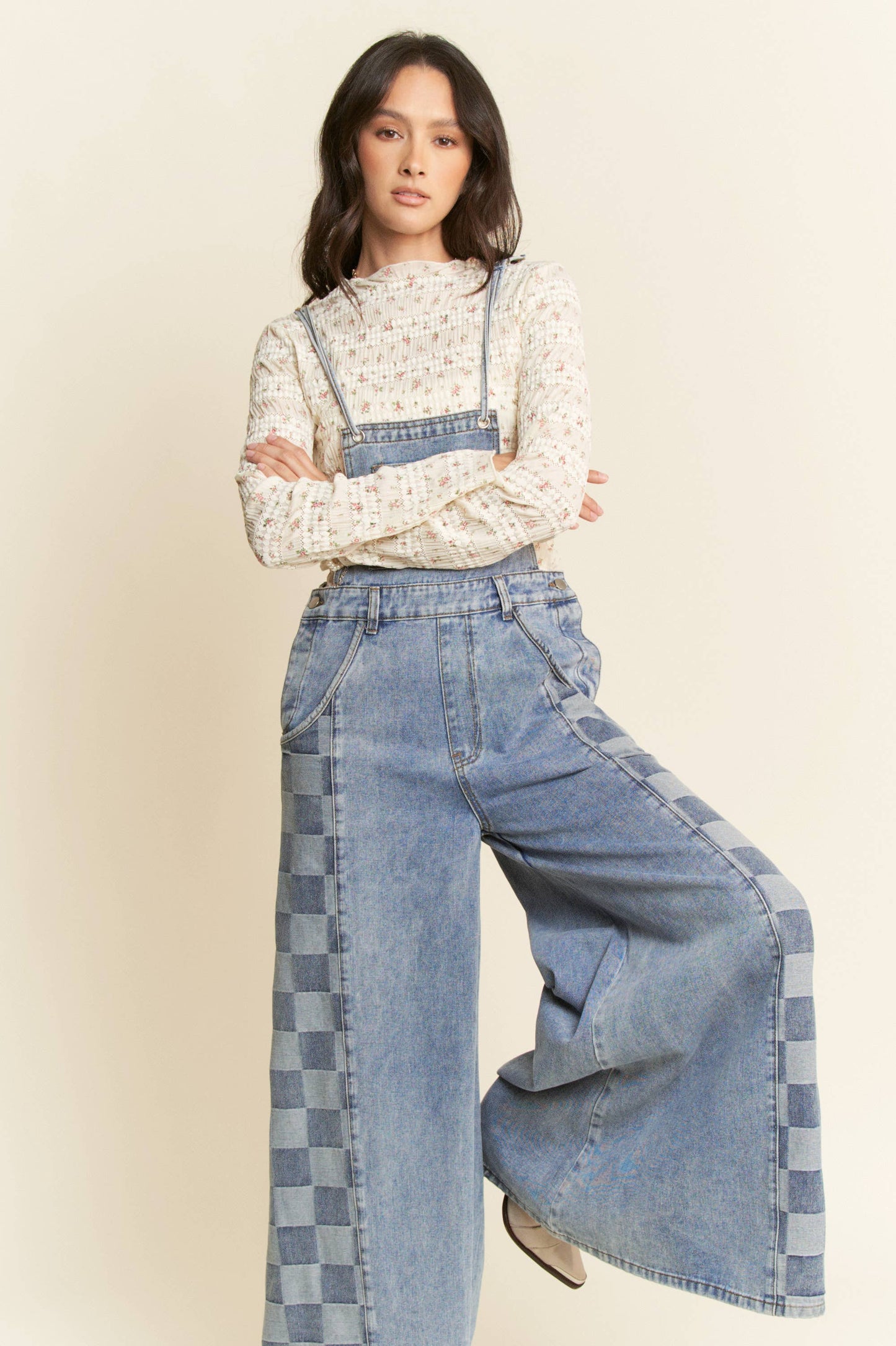 Checkmate Denim Jumpsuit