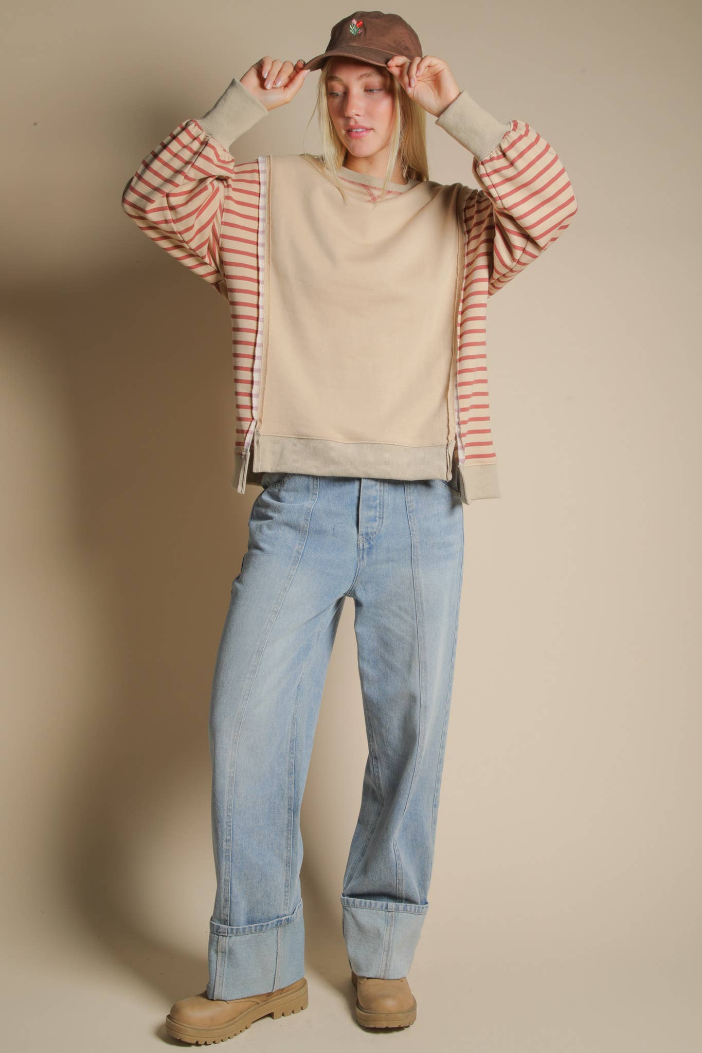 Sweetheart Stripe Pullover