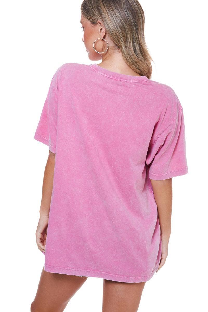 Ride ’Em Cowboy Tee | Pink