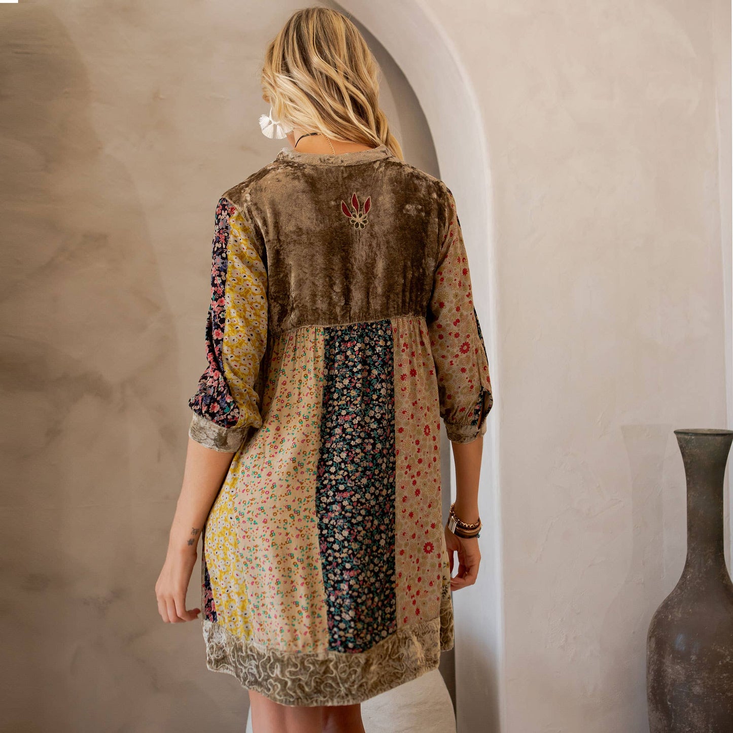 Esme Boho Dress | Olive