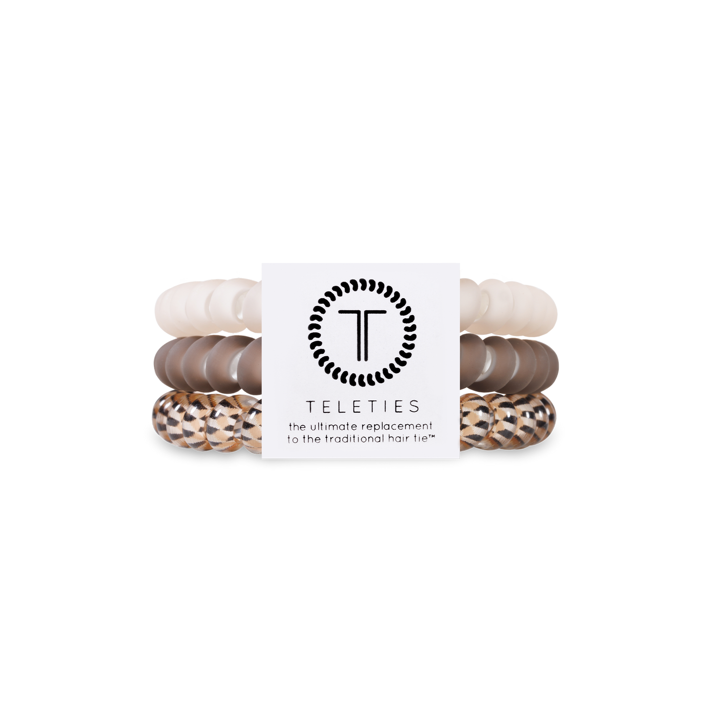 Toasted - Small Spiral Hair Coils, Hair Ties, 3-pack