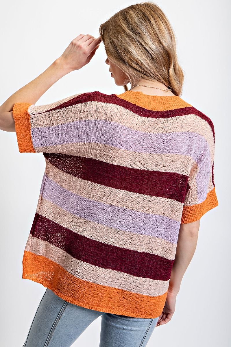 Rio Sunset Striped Sweater