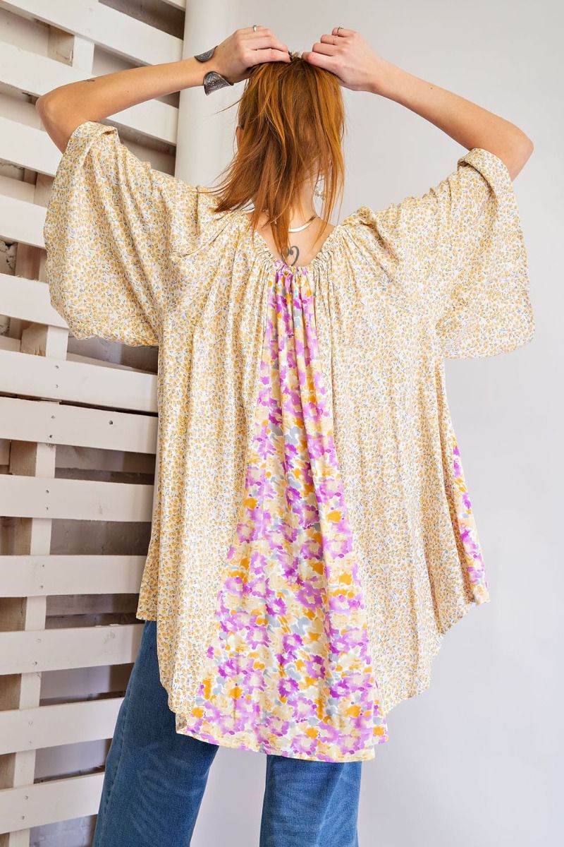 Butter Blossom Loose Tunic