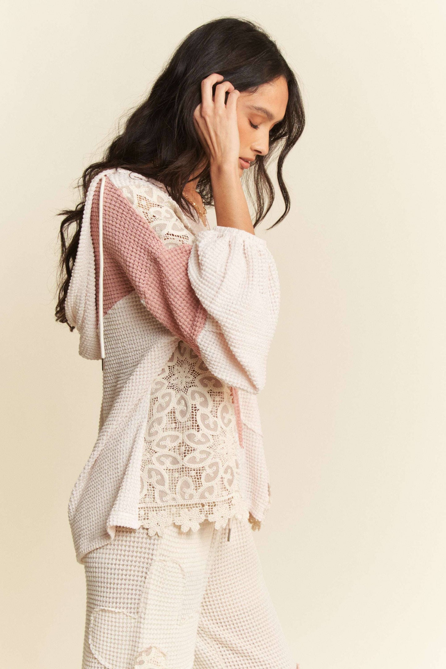 Daisy Mae Lace Hoodie