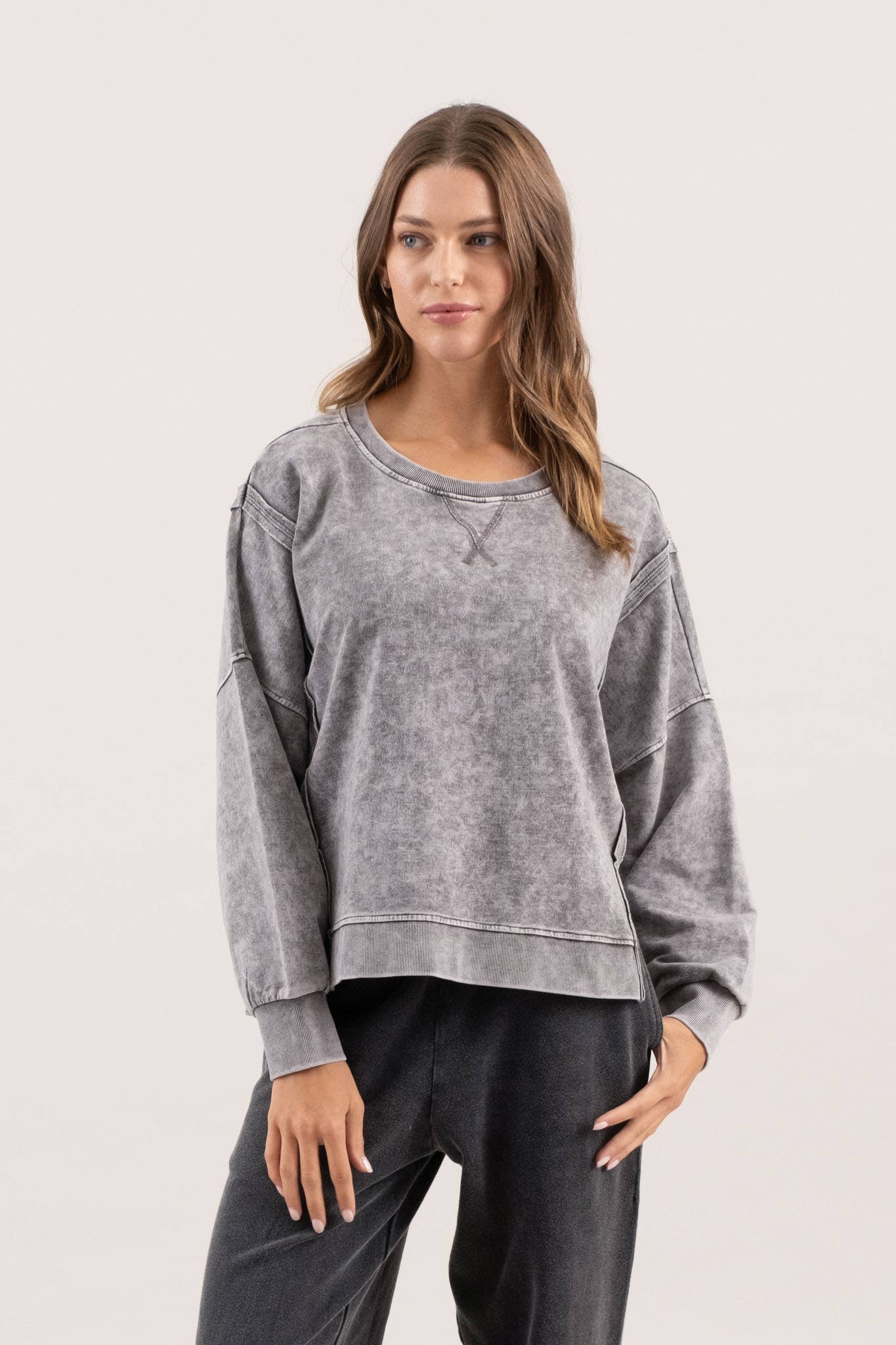 Comfy Day Sweatshirt | Charcoal