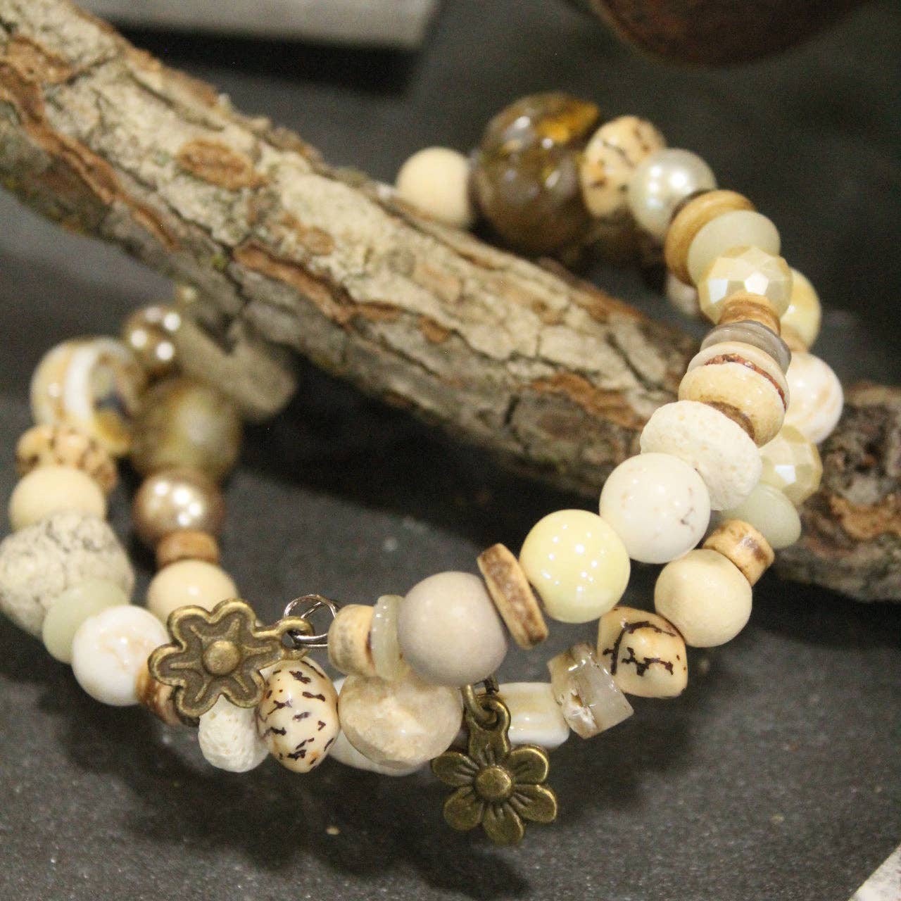 Nice In Neutral Wrap Bracelet