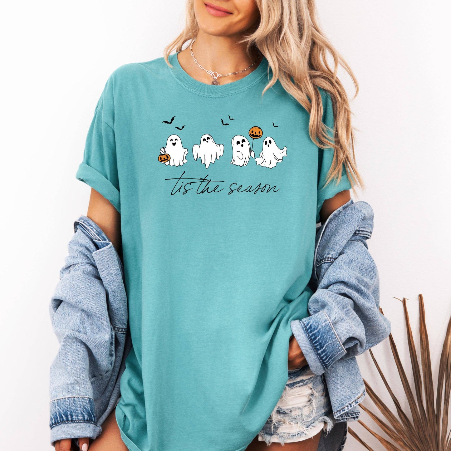 Tis The Season Fall Tee | Seafoam