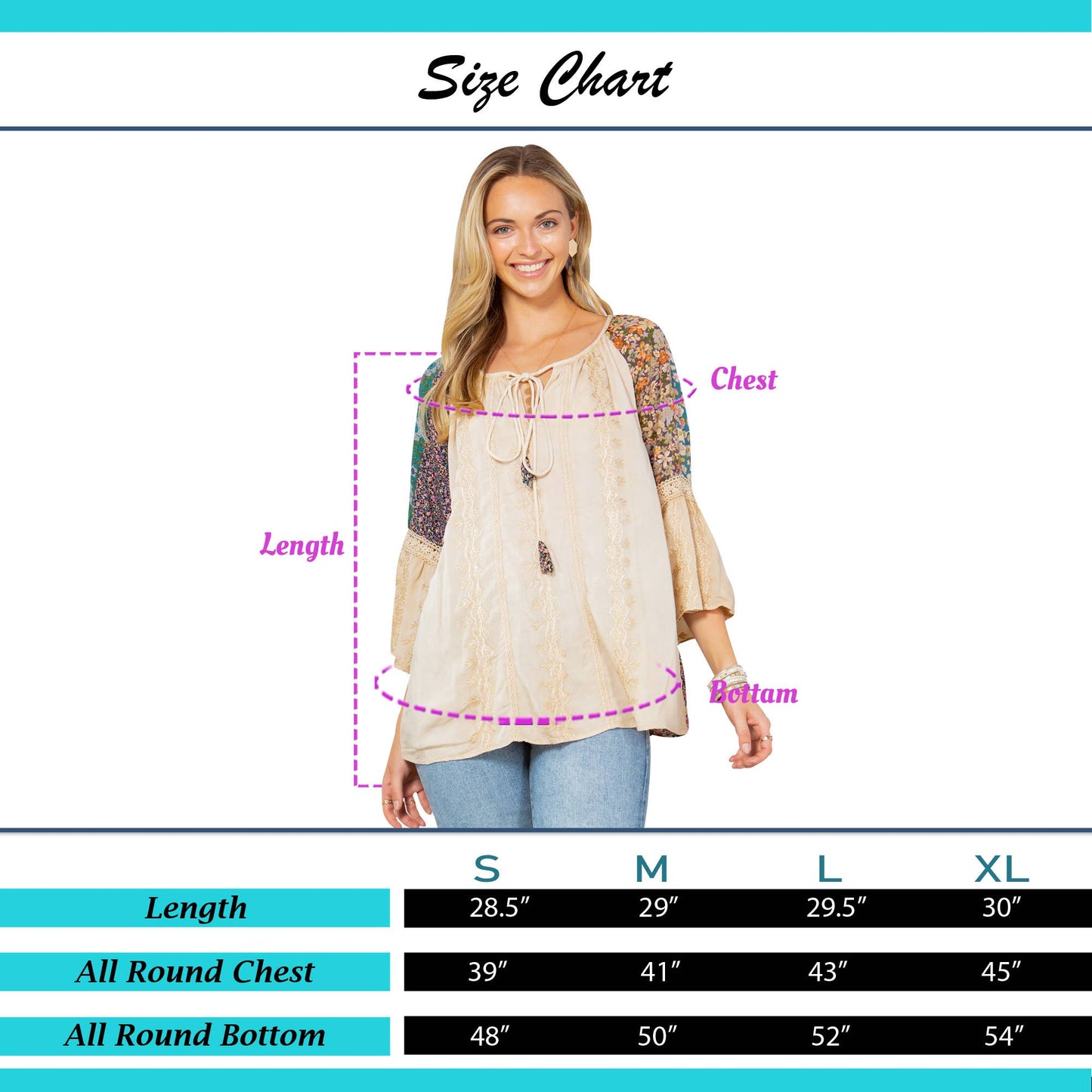 Enchanting Whimsy Peasant Top