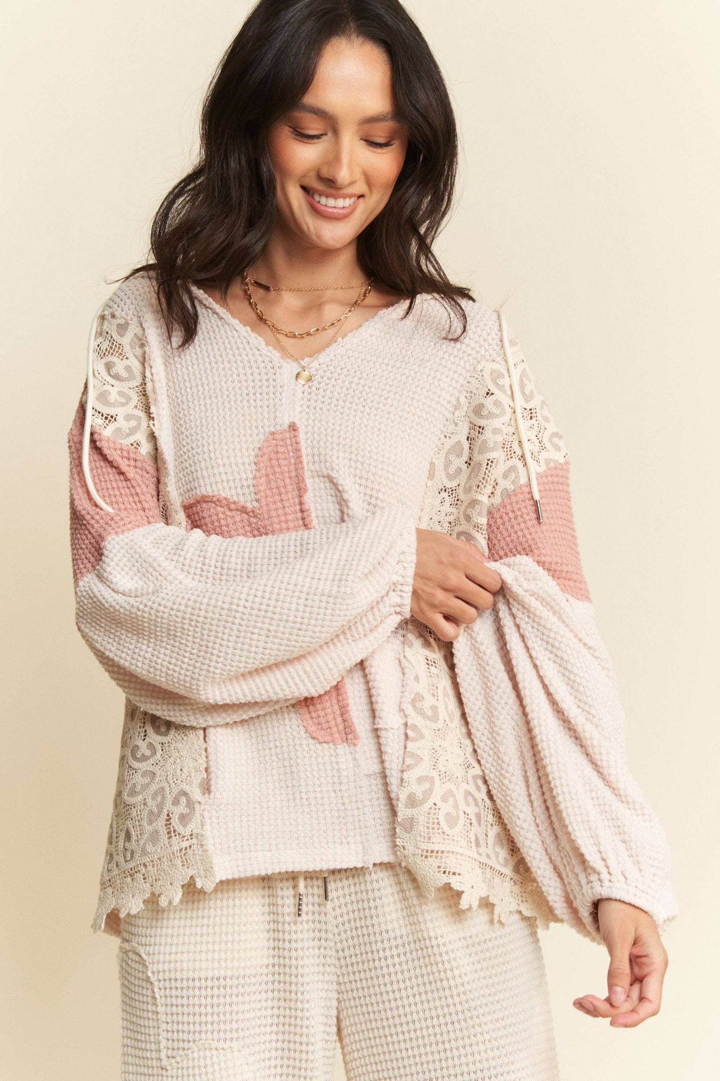 Daisy Mae Lace Hoodie