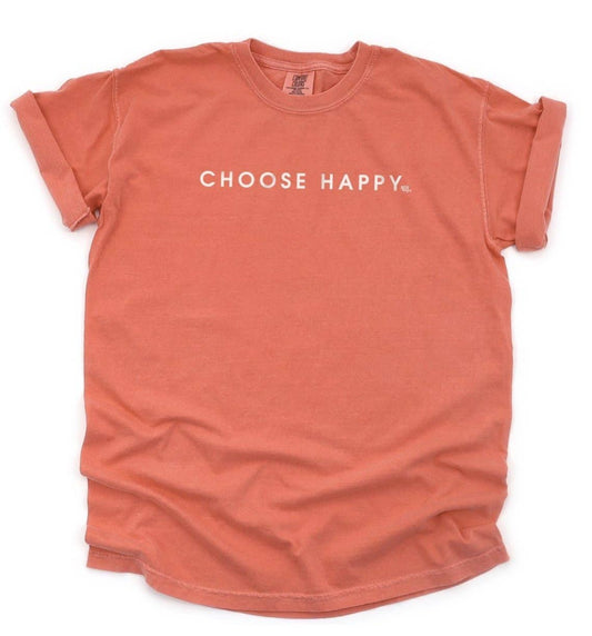 Choose Happy Comfort Colors Graphic Tee