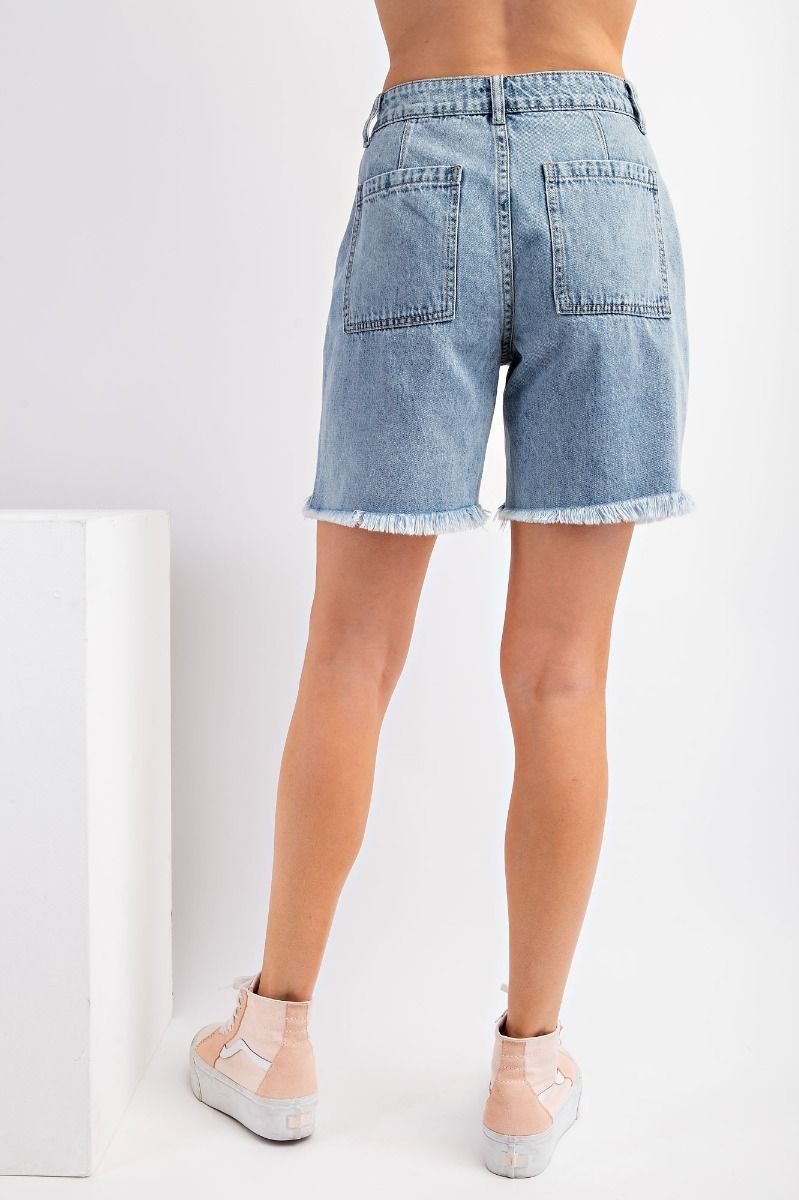 Diamond Patch Relaxed Shorts