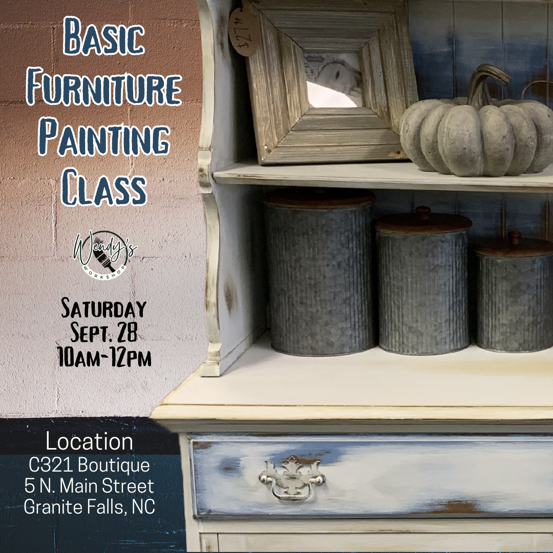 Basic Furniture Painting Class with Wendy