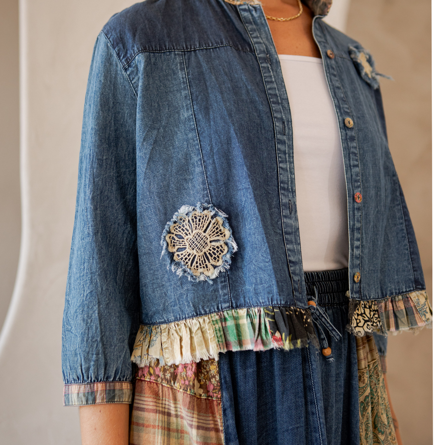 Dakota Cropped Denim Jacket