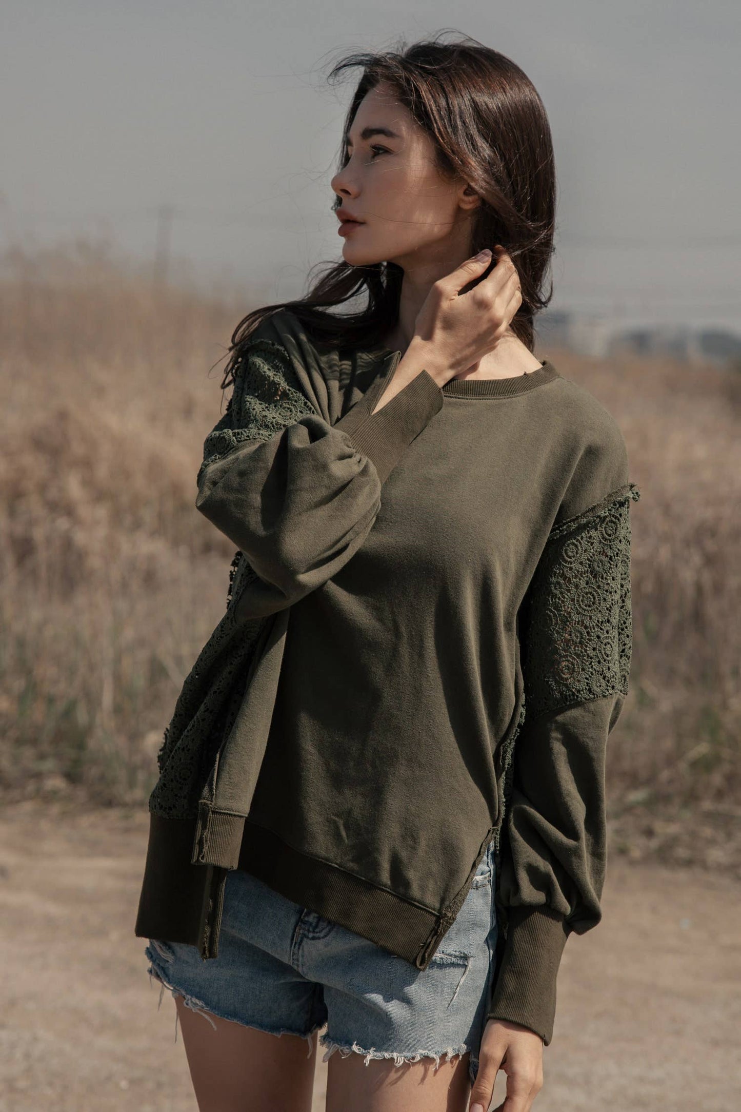 Delaney Lace Knit Top