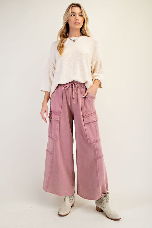 Dr. Feel Good Cargo Pants | Faded Plum