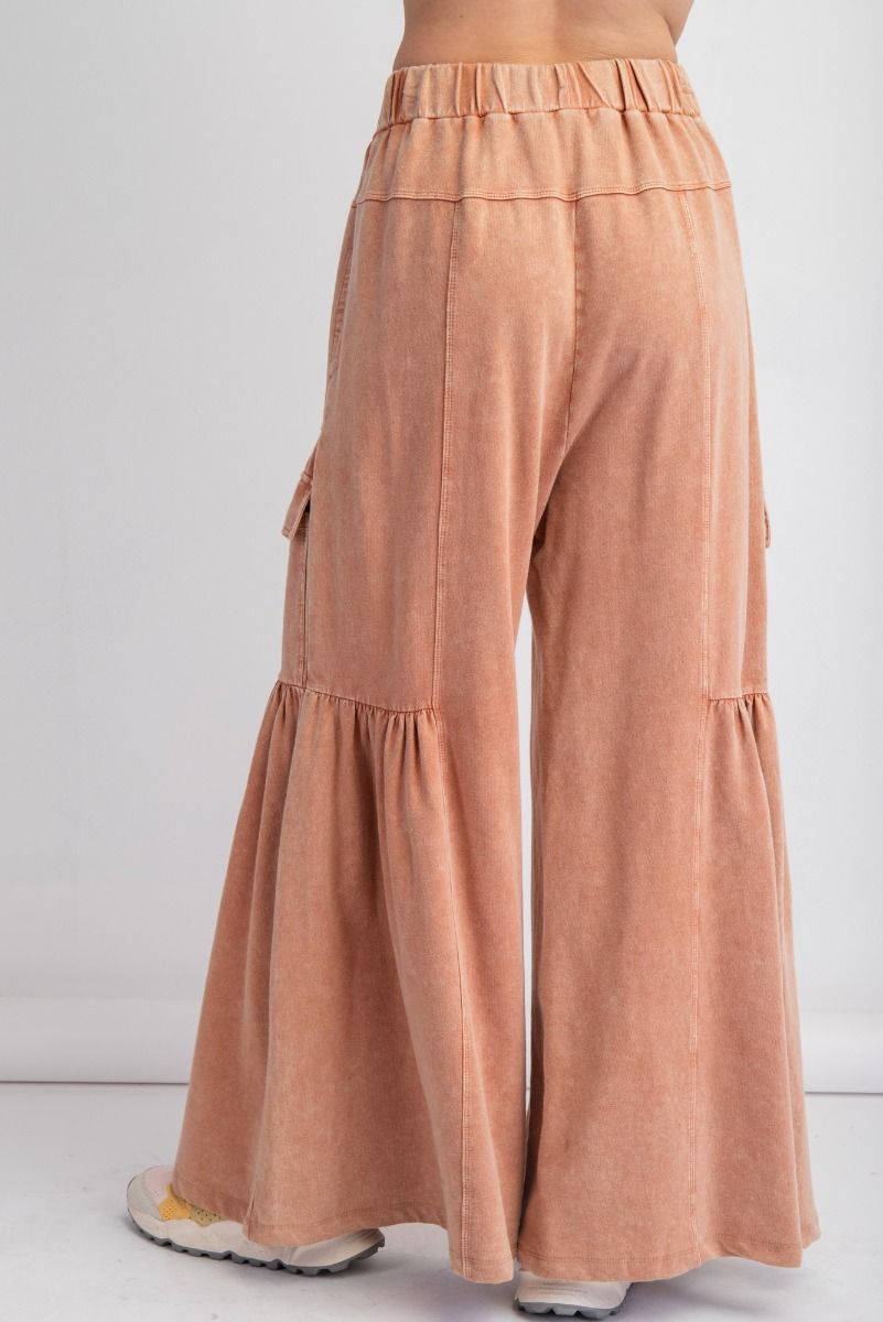 Rosie Ruffle Terry Pants | Cinnamon