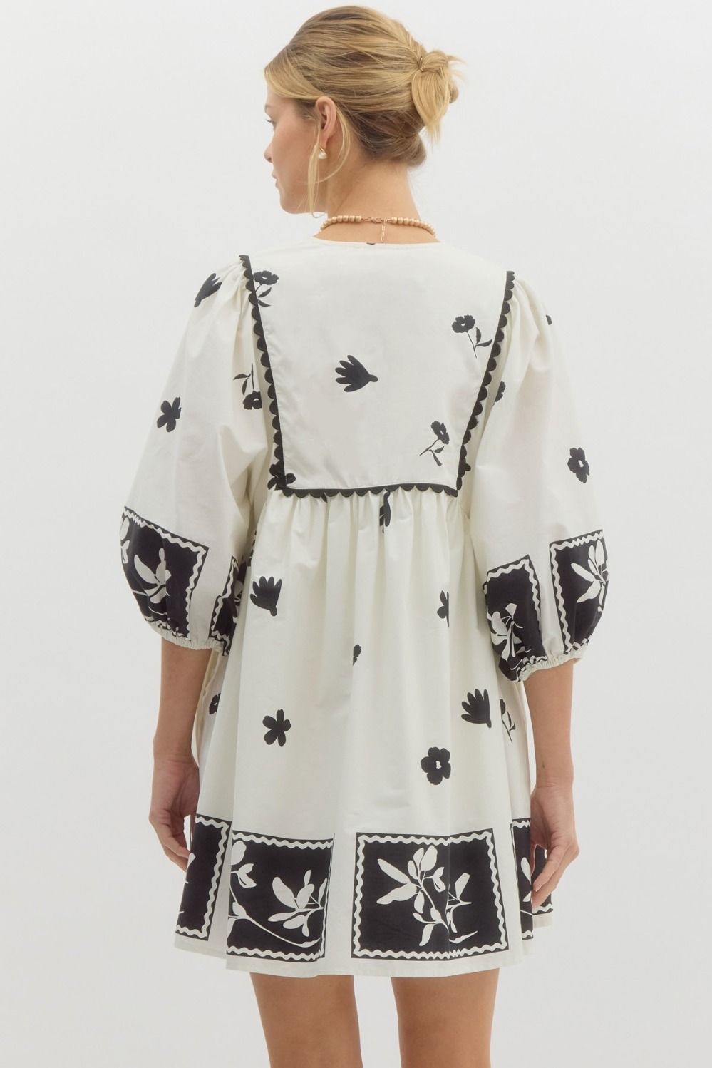 Ophelia Floral Dress | Cream