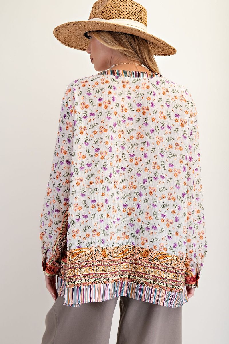Callie Button up Top