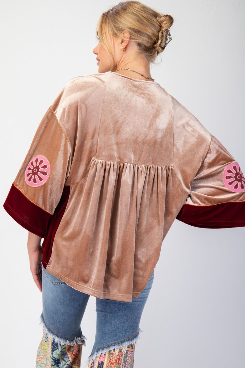 Reverie Velvet Embroidered Tunic