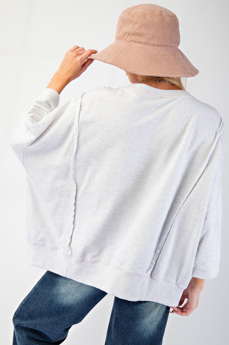 Love Terry Pullover | Heather Grey