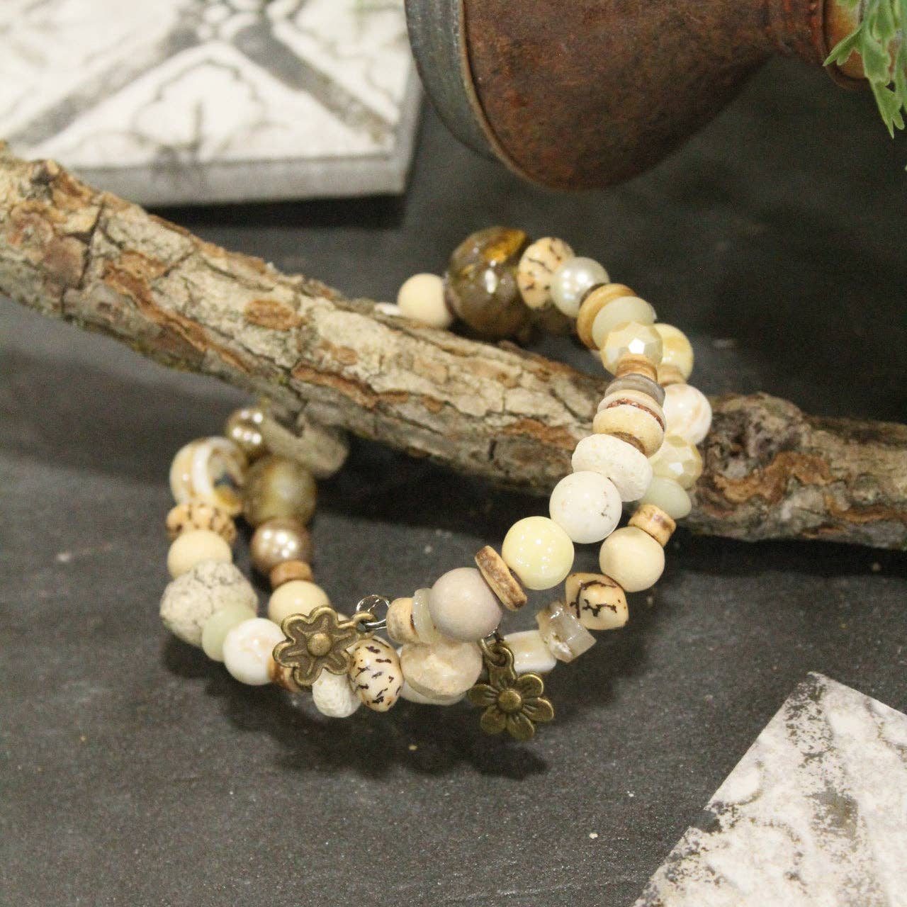 Nice In Neutral Wrap Bracelet