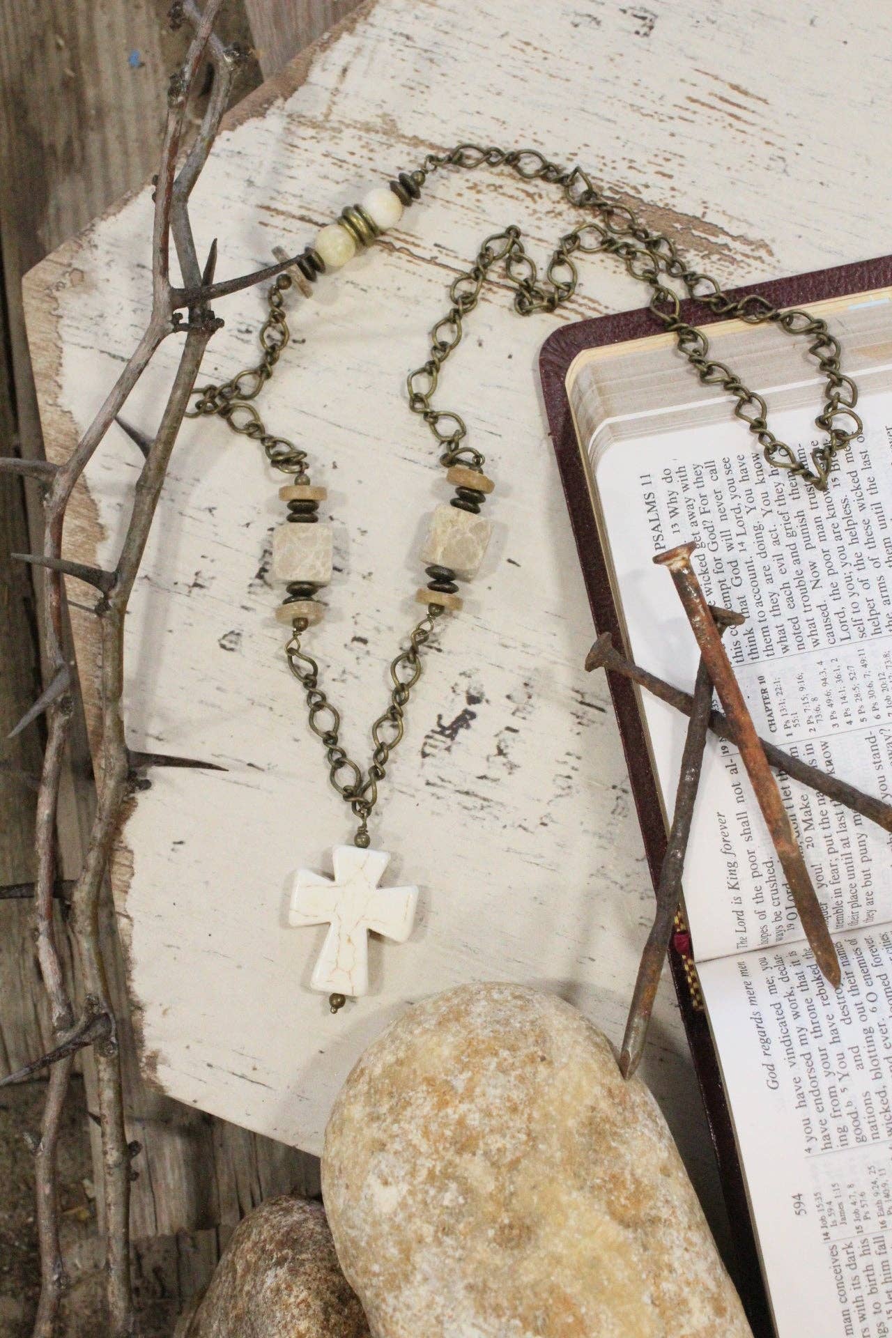 The Promised Land Cross Necklace