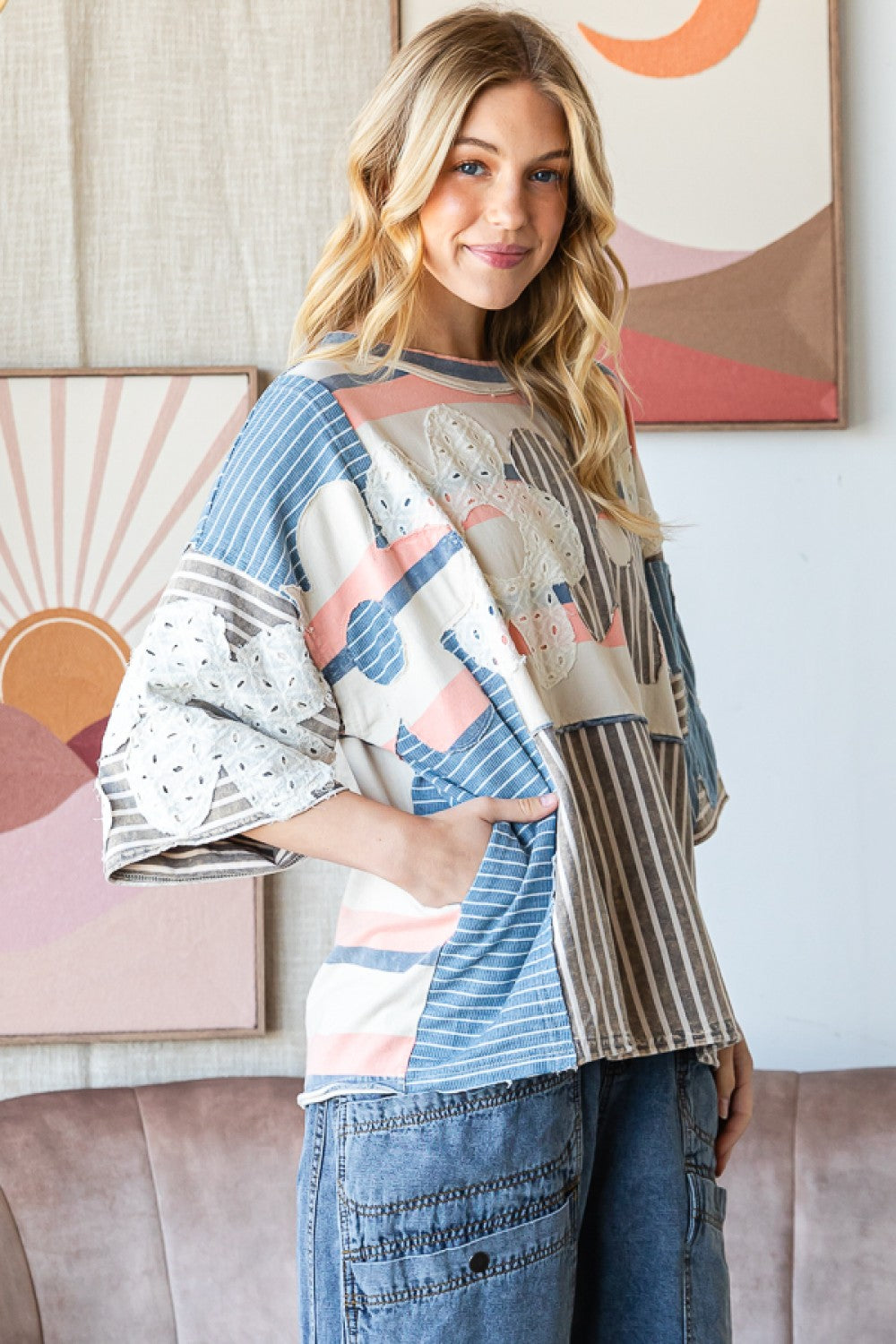 Pushing Up Petals Top