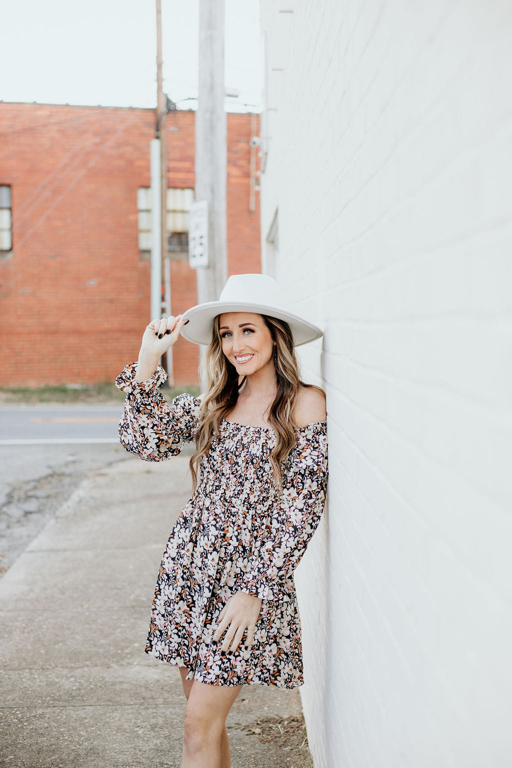 Fall Is In The Air Floral Dress