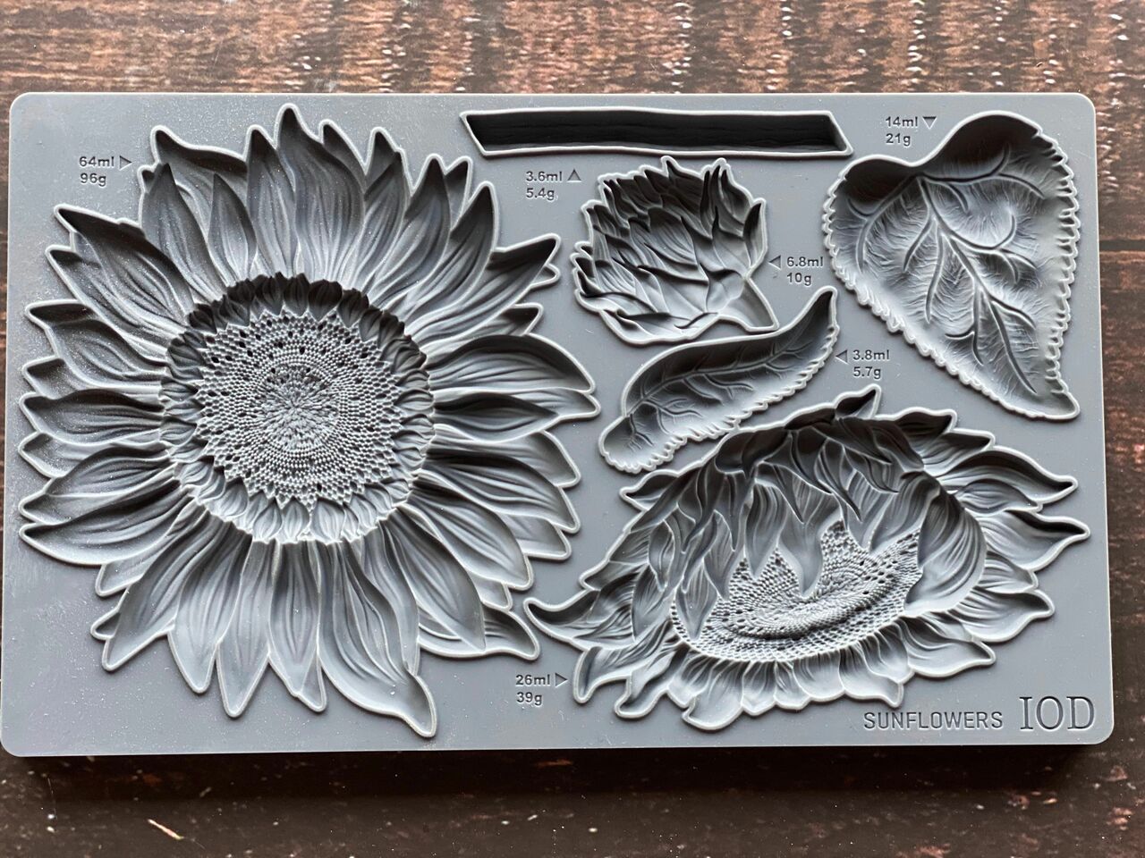 IOD Sunflowers Moulds