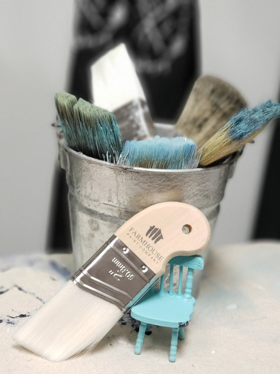 The Grip Pro Series 2 inch angled paint brush