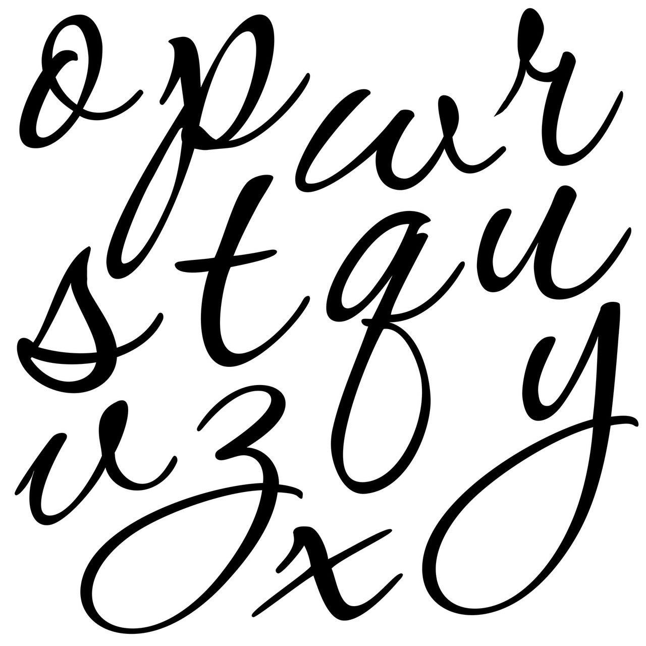 Swoosh 12x12 Decor Stamp