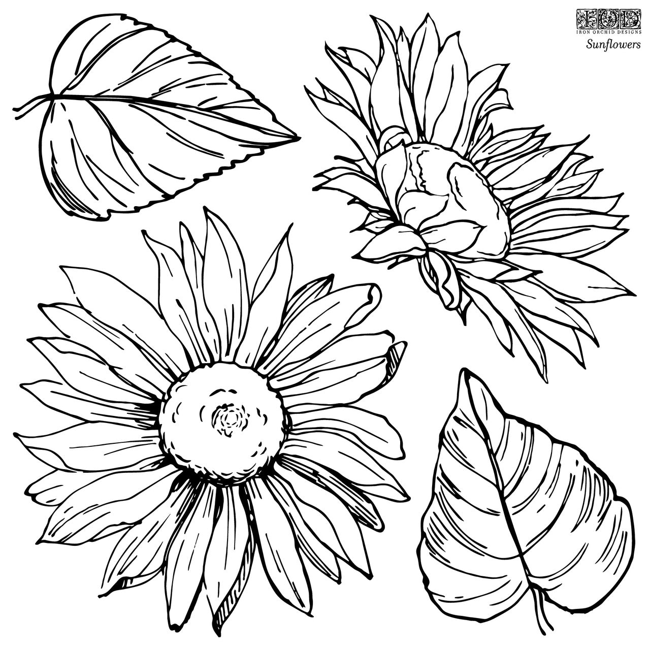 Page 2 IOD Sunfloweres Stamp