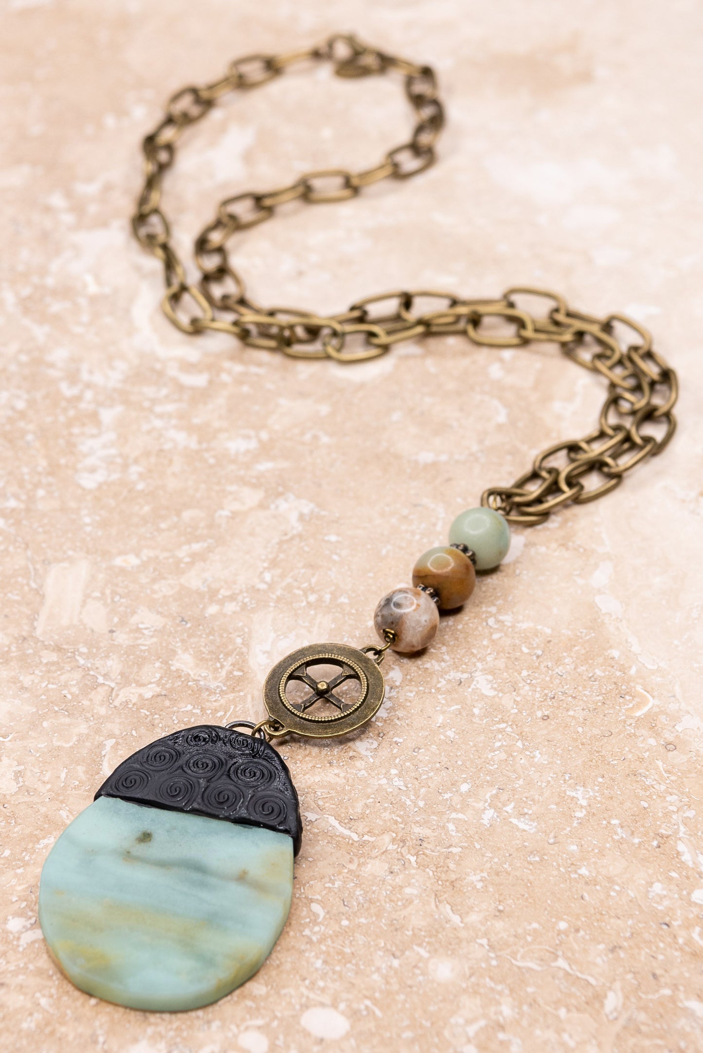 Lila Necklace | Amazonite