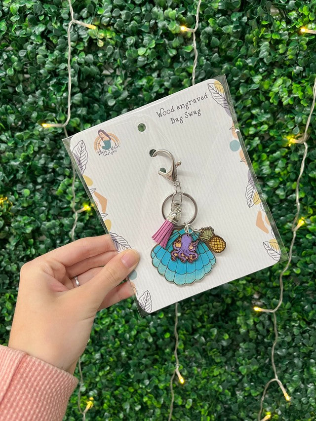 Summer Wood Engraved Bag Swag