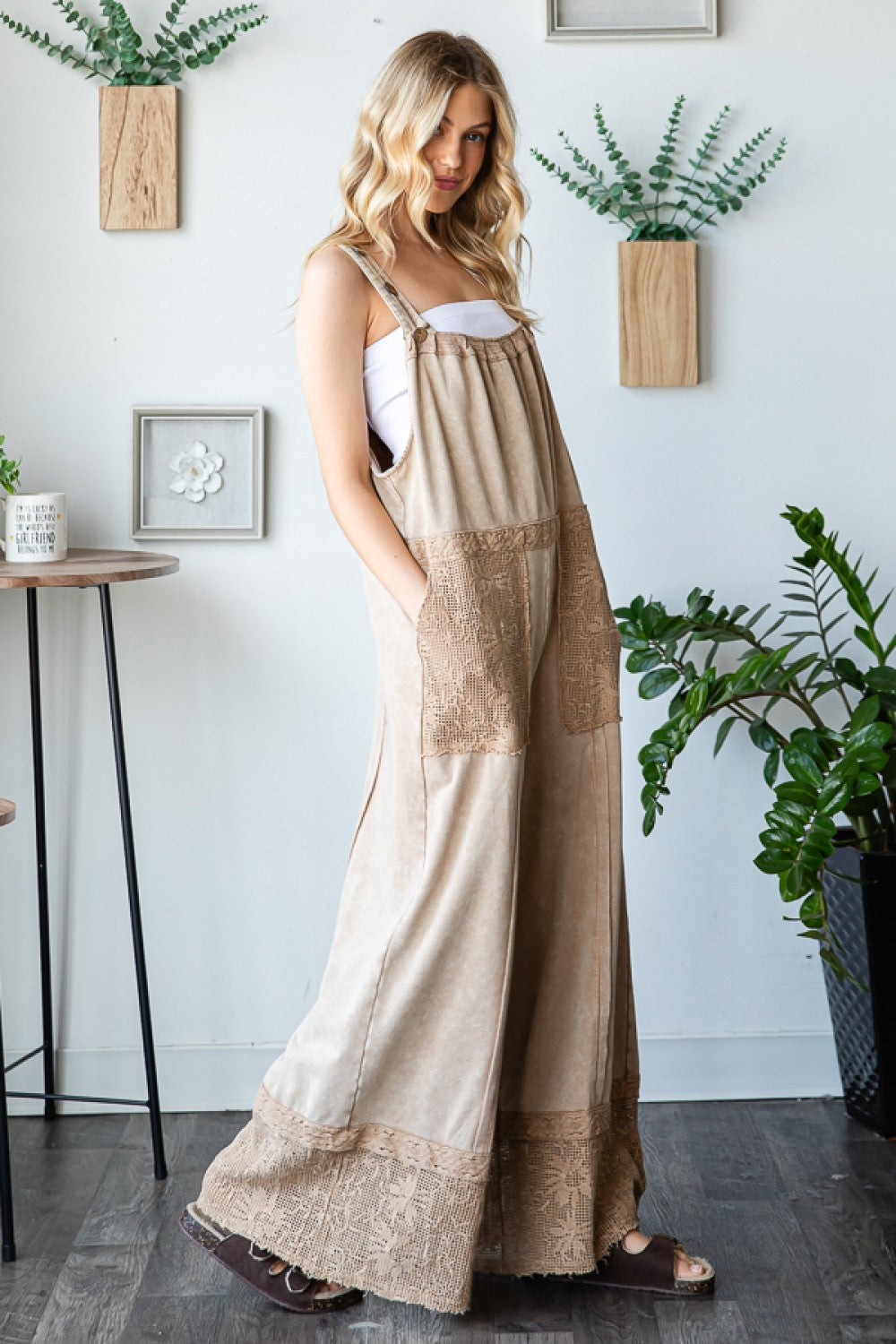 Rustic Grace & Lace Overalls