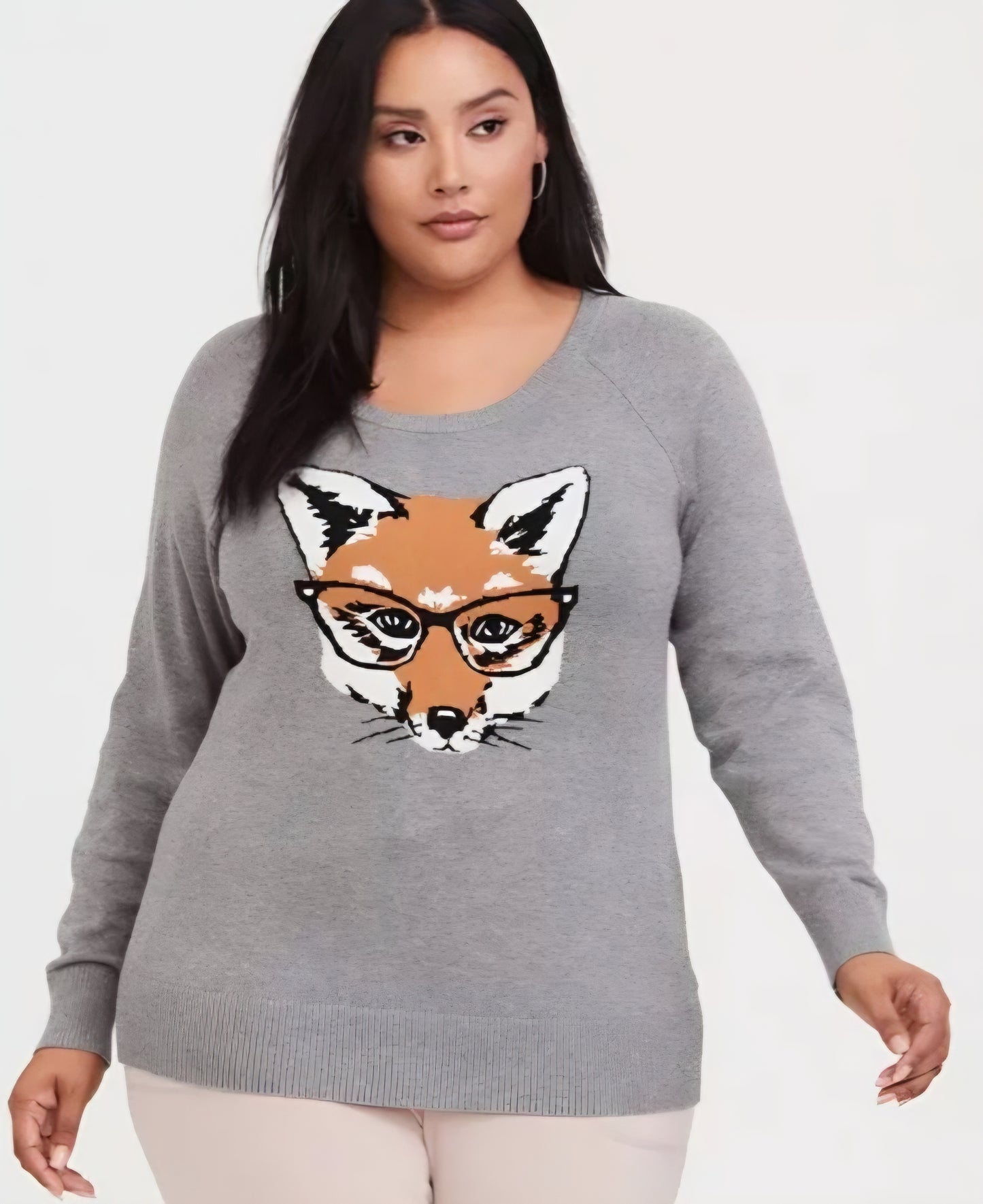JR-Torrid Fox Raglan Sweatshirt | 3X