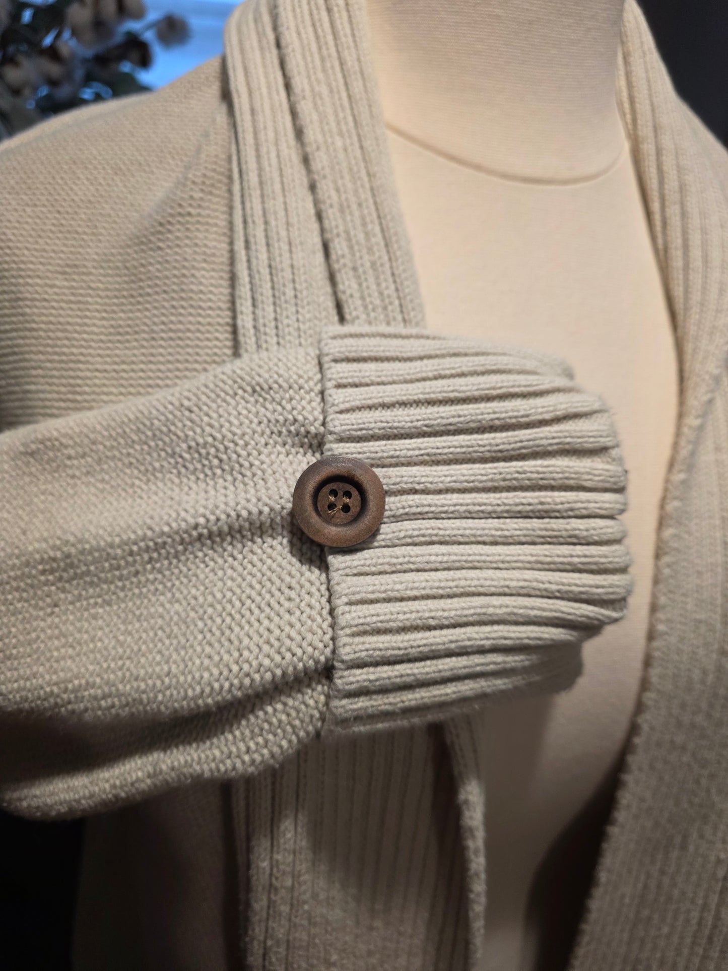 JR-Simply Noelle Cardigan Oatmeal | 2X