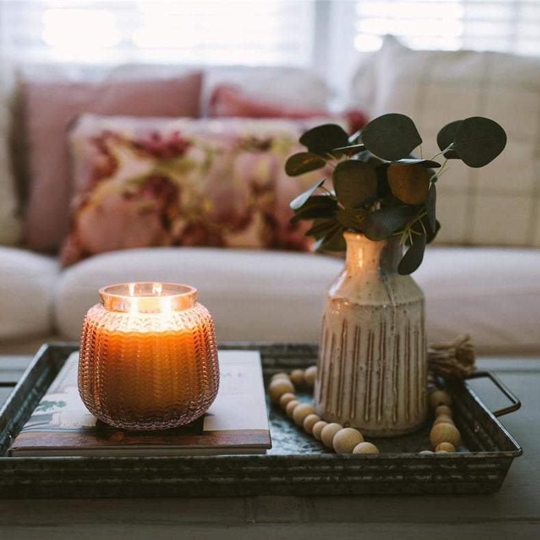 Sweet Grace Large Glass Candle | #34